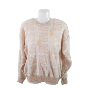 Vintage Cozy Peach Grunge Kawaii Pastel Sweater